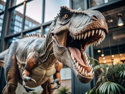 museum 안의 T rex