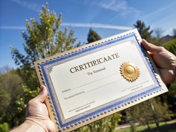 their hand 안의 사람 holding certifi고양이e