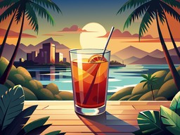 일러스트 맥주 차 물