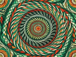 일러스트 배경 원형 선 선물