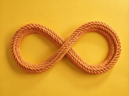 rope wrapped around it이 있는 노란색 상자