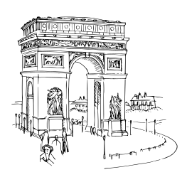 아크 드 triomphe 파리