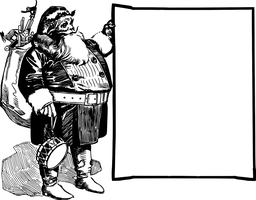 만화 인물 pointing 에 blank sign