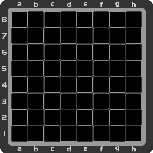 chessboard 보드와 algebraic 표기