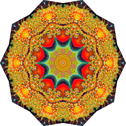 화려한 kaleidoscope medallion