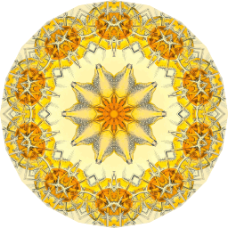 불쾌한 황금 kaleidoscope