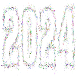 The Word 아기 서면 에 Multicolored Paint Splatters