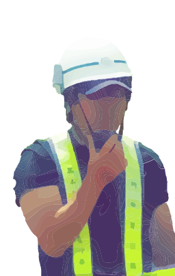 visor 안전 노동자