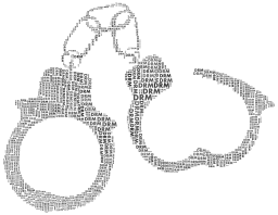 열린 금속 handcuffs