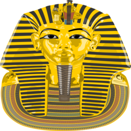 황금 tutankhamun pharaoh 가면 삽화
