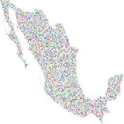 A 지도 의 The 국가 의 Mexico