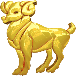 황금 조디악 aries
