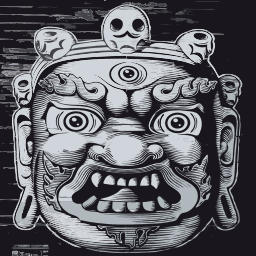 intimidating mythical 얼굴