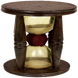 금속 hourglass 디자인