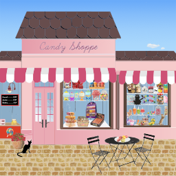 핑크 캔디 가게 storefront