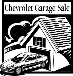 chevrolet 차고 판매 로고