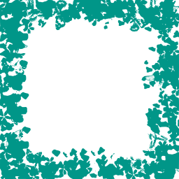 turquoise silhouette 손수건 종이 수건