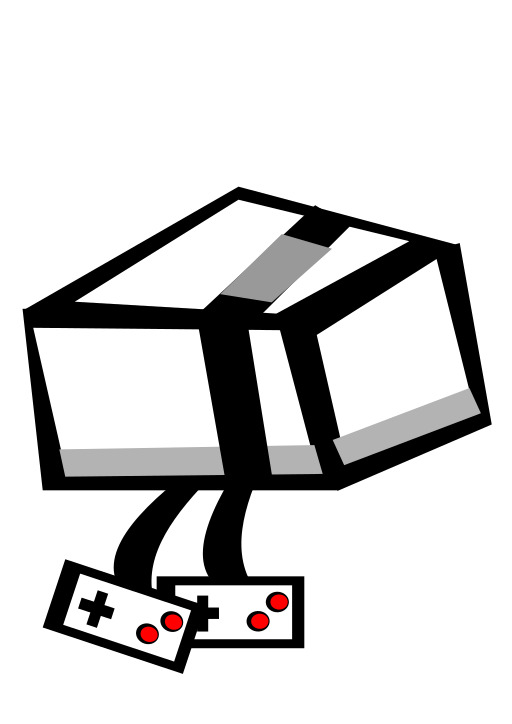 Video Game Console의 만화 이미지 컨트롤러