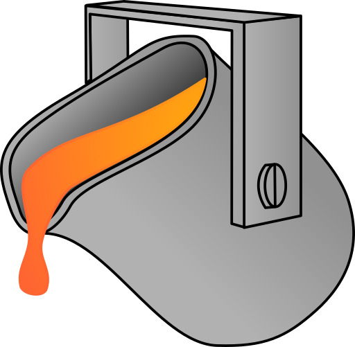 Metal Pipe Pouring Liquid Into의 만화