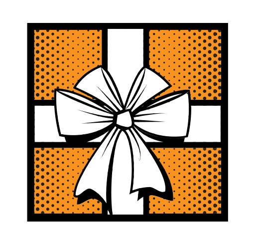 선물 Box With A Bow On It