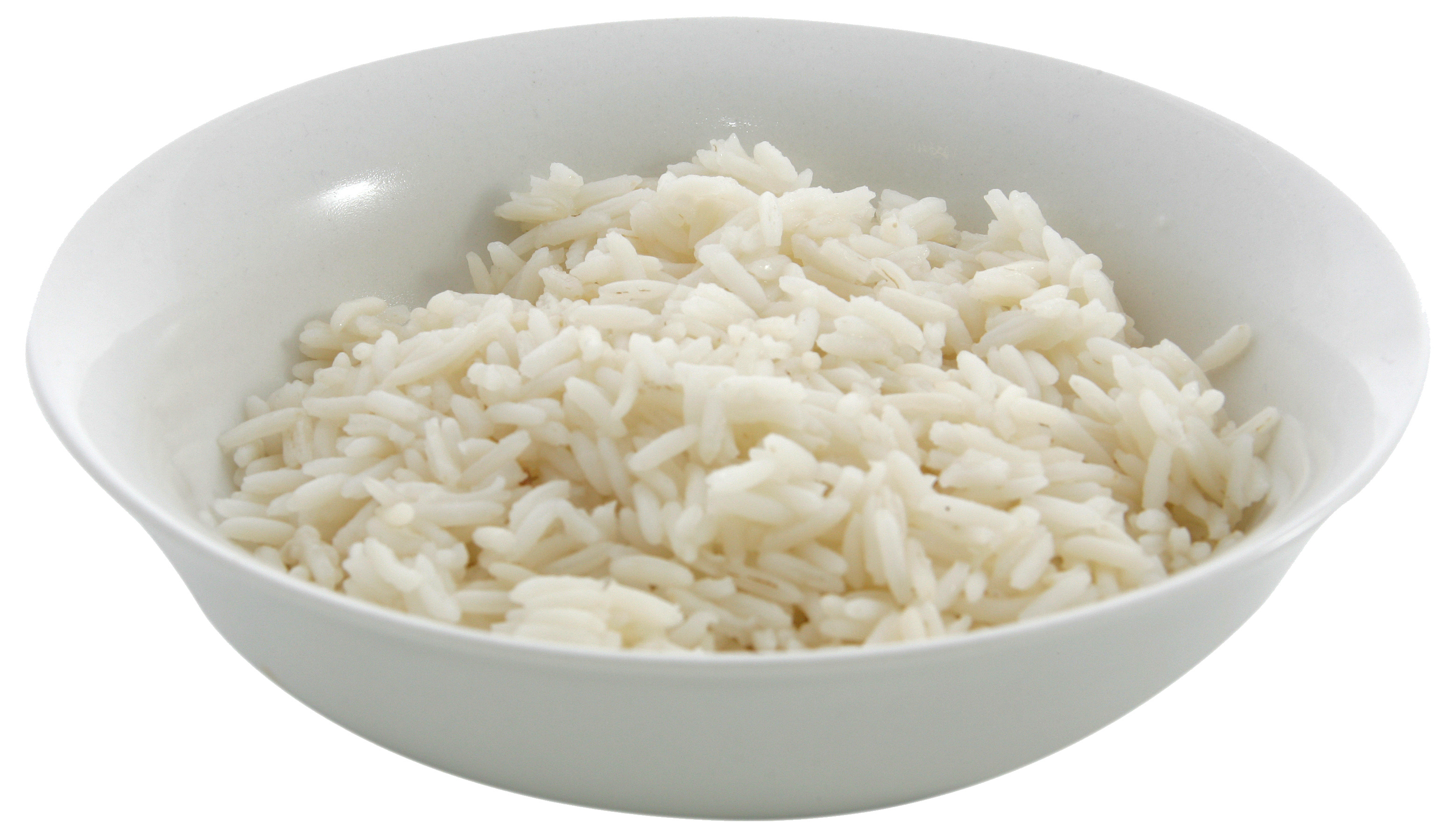 흰 그릇에 있는 쌀 이미지입니다.