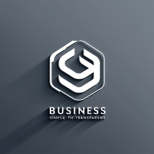6칸 모양의 비즈니스 로고의 사진