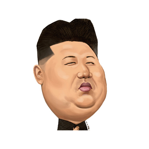 복장과 галстуકની 한 사람의 만화