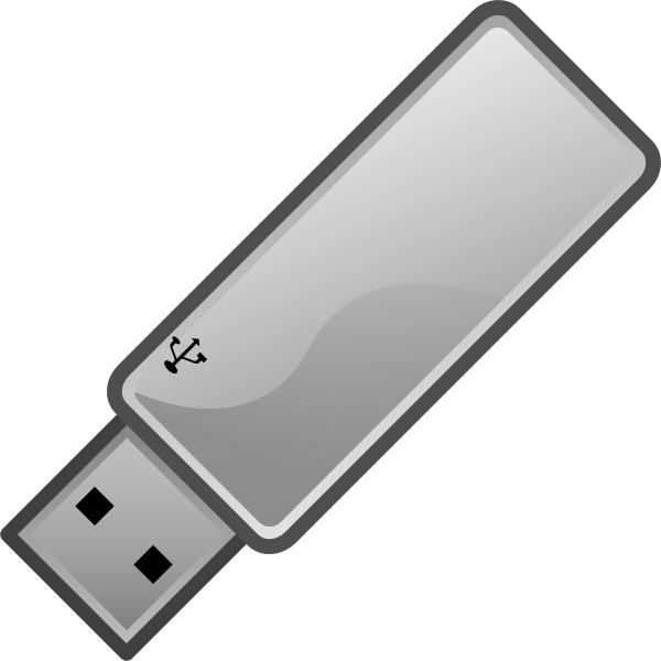 화살이 있는 USB 스틱